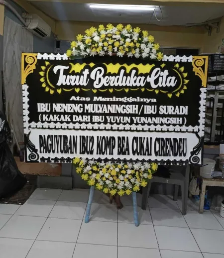 Papan Bunga Duka Ciputra Cibubur